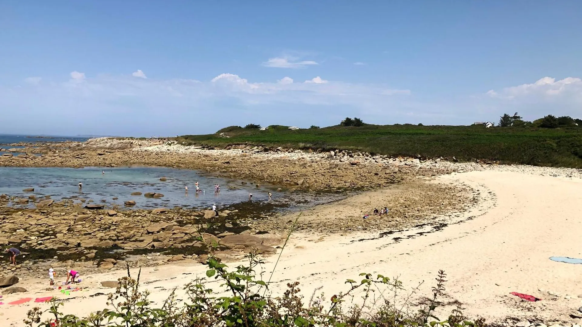 Villa Mamina, Face A La Mer, Ile Grande Pleumeur-Bodou Frankrig